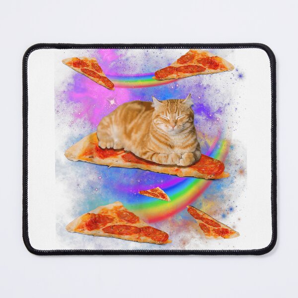 Item preview, Funny Galaxy Cat in Space, Cat Riding Pizza T-Shirt designed and sold by Magoya Store ⭐⭐⭐⭐⭐.
