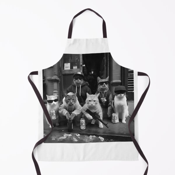 Item preview, Funny Gangster Cats Street Design T-Shirt designed and sold by NFTaletellers.