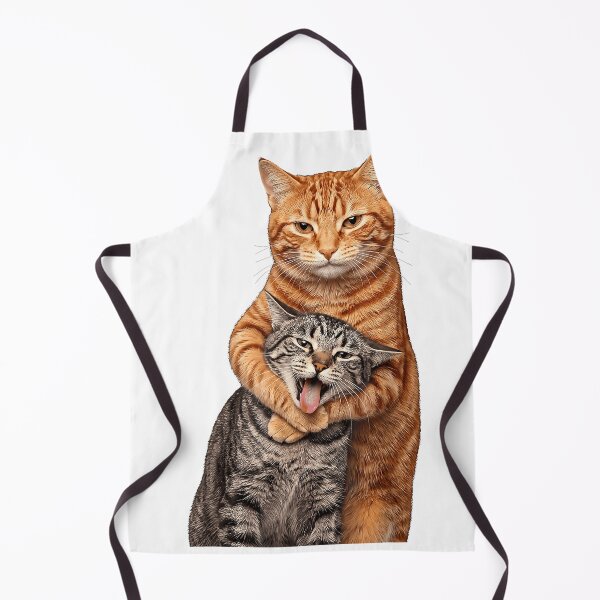 Item preview, Funny Hugging Cats Meme Orange Cat Tight Embrace Men Women T-Shirt designed and sold by JJLetterDesigns.