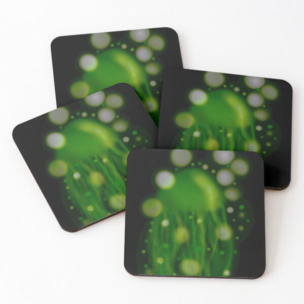 Item preview, Green Jellyfish designed and sold by Medusa's Revenge Art.