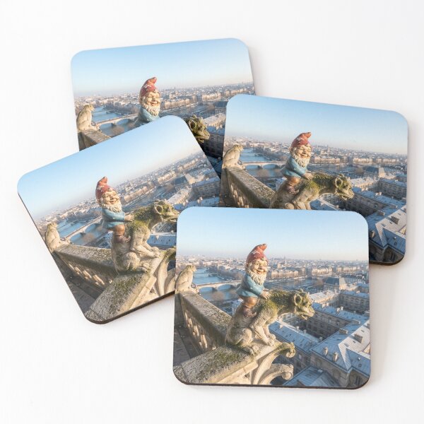 Item preview, Garden Gnome Visits Notre Dame designed and sold by Tridentulus.