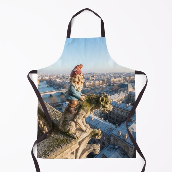 Item preview, Garden Gnome Visits Notre Dame designed and sold by Tridentulus.