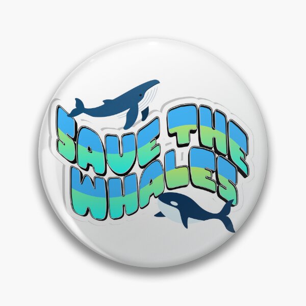 Item preview, Save The Whales Groovy designed and sold by WonderlandAlley.