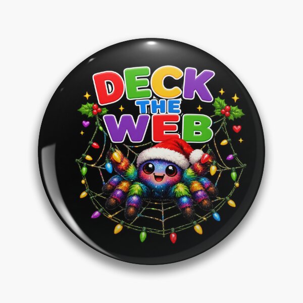 Item preview, Deck the web, spider designed and sold by BritishDelights.