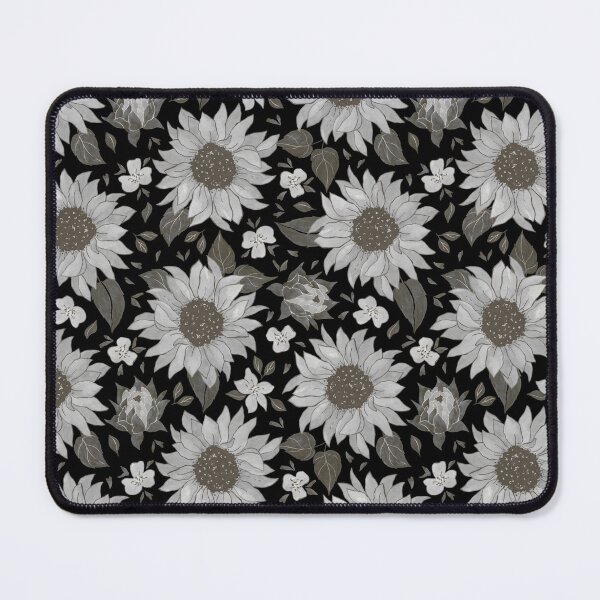 Item preview, Grayscale Sunflower designed and sold by RiverLeigh.