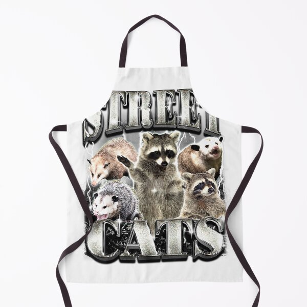 Artikelvorschau, Lustiges T-Shirt im Vintage-Bootleg-Rap-Stil mit Straßenkatzen- und Waschbär-Motiv entworfen und verkauft von kevincuellar.