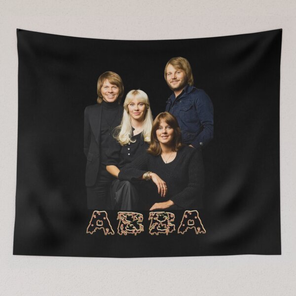Item preview, Vintage Disco Era Pop Quartet Glowing Portrait designed and sold by Niisophotos.