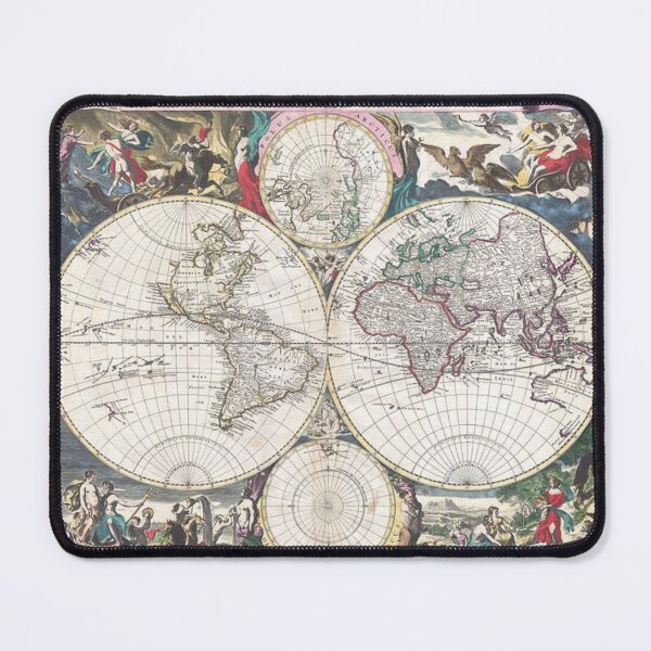 Item preview, A New Map of the Whole World designed and sold by FIREDesignsPOD.