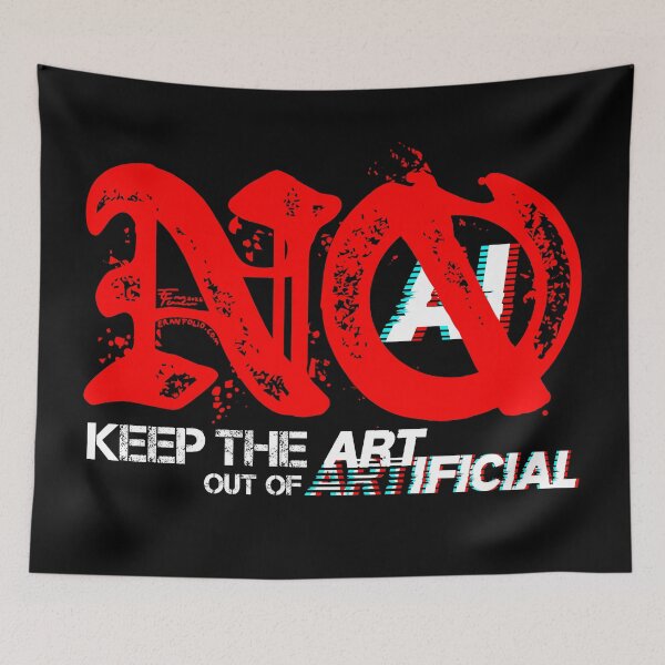 Item preview, NO AI designed and sold by Eran Fowler.