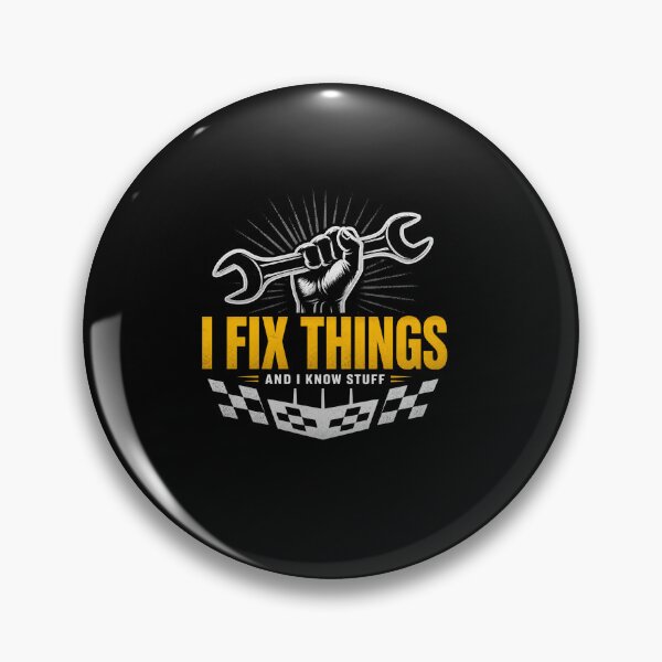 Item preview, I Fix Things And I Know Stuff Funny Mechanic Workshop Graphic designed and sold by msaloyach.