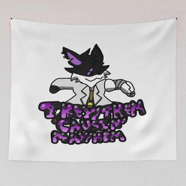 Item preview, They/Them Causing May/Hem Chu designed and sold by ChuChuTheCatmeragon.