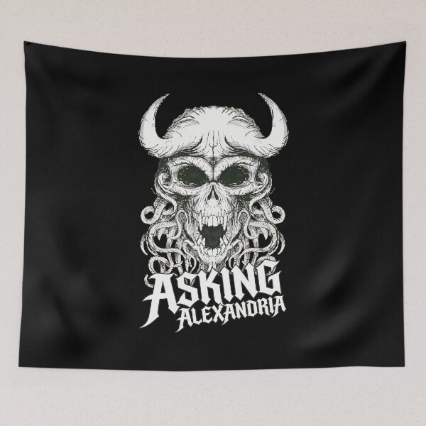 Item preview, Horned Skull Monster Rock Group Artwork designed and sold by SomeHitori.