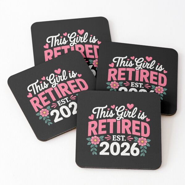 Item preview, This Girl Is Retired Est 2026 Cute Floral Retirement Celebration Design designed and sold by msaloyach.