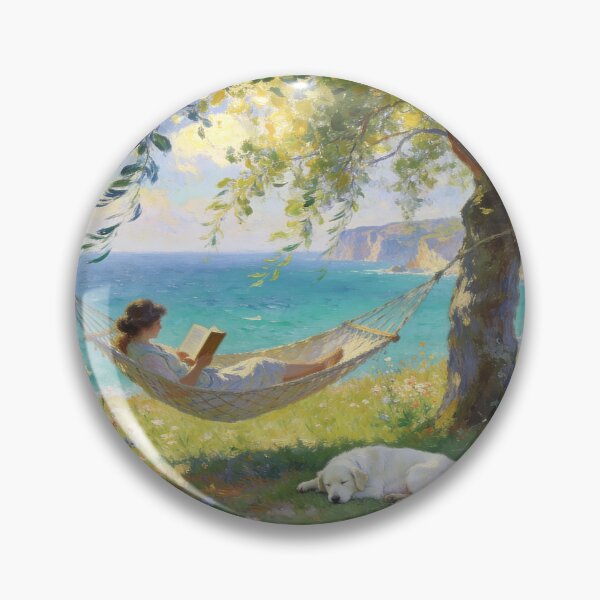 Item preview, Peaceful Hammock Above the Azure Coast designed and sold by BlareBlare.