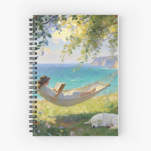Item preview, Peaceful Hammock Above the Azure Coast designed and sold by BlareBlare.
