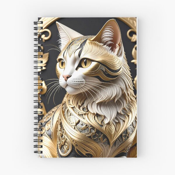 Item preview, Klimt Cat with Golden Eyes designed and sold by Vicky Brago-Mitchell®.