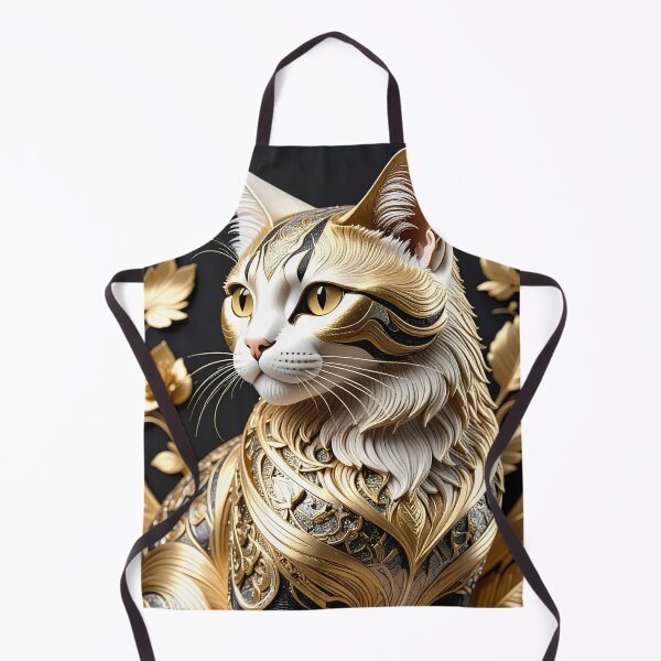 Item preview, Klimt Cat with Golden Eyes designed and sold by Vicky Brago-Mitchell®.