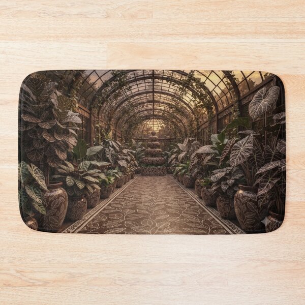 Item preview, Espresso Leaf: Deep Brown & Cream Botanical Pattern designed and sold by LiveLearnCreate.