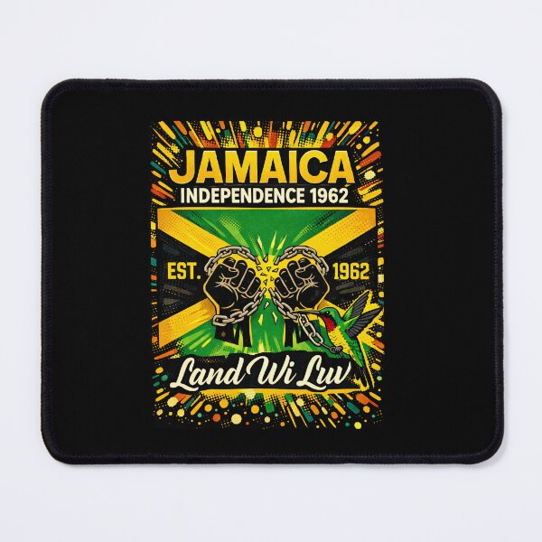 Item preview, Jamaica Land Wi Luv | Jamaican Independence Day | Proud Jamaican | Jamaica Flag designed and sold by TeesByAngelzB.