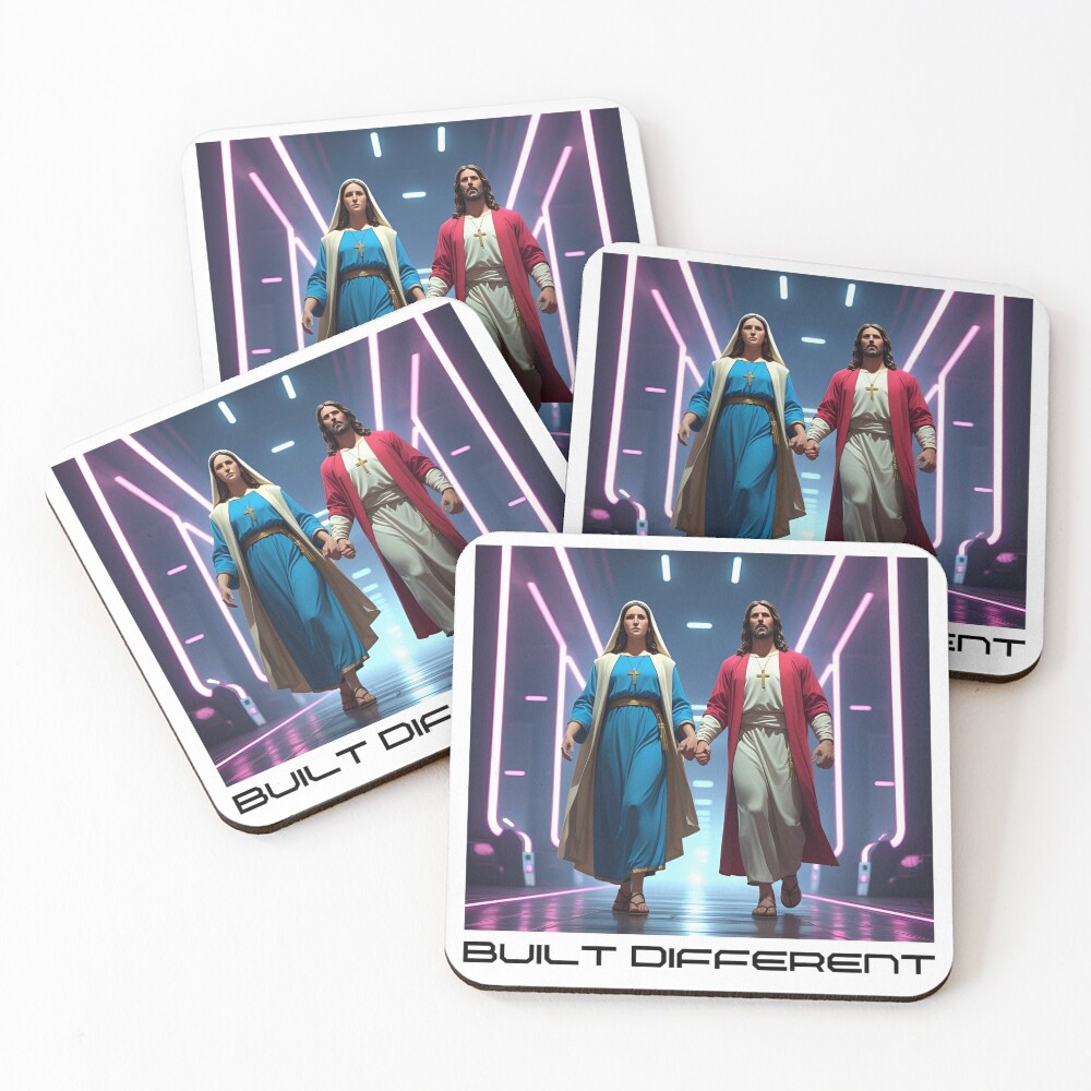 Item preview, Coasters (Set of 4) designed and sold by SacredThreadCo.