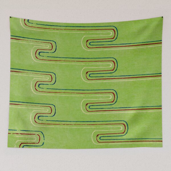 Item preview, Vintage Furuya Korin Shima Shima Japanese Woodblock Print designed and sold by PinUpPizzazz.