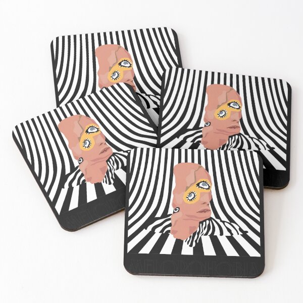 Item preview, Abstract Portrait Psycho Art Stripes designed and sold by ARTBYKTANA.