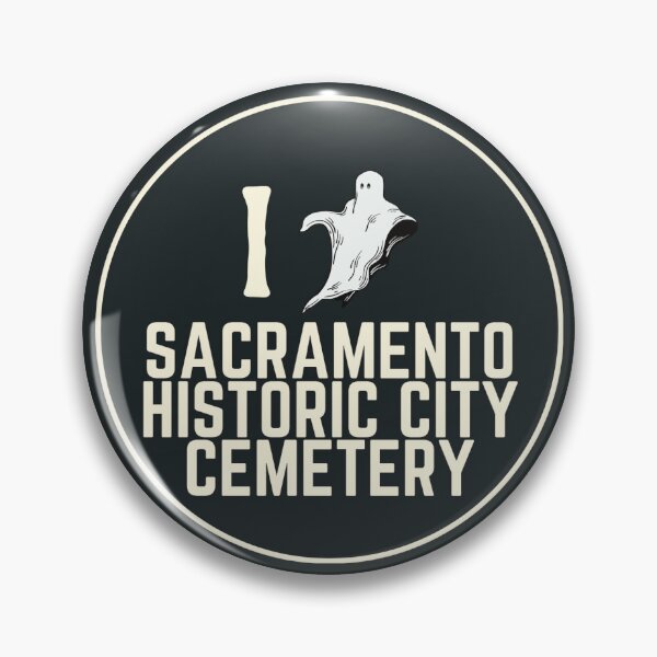 Item preview, I Love Sacramento Historic City Cemetery Souvenir Bumper Sticker designed and sold by GhostlyWorld.
