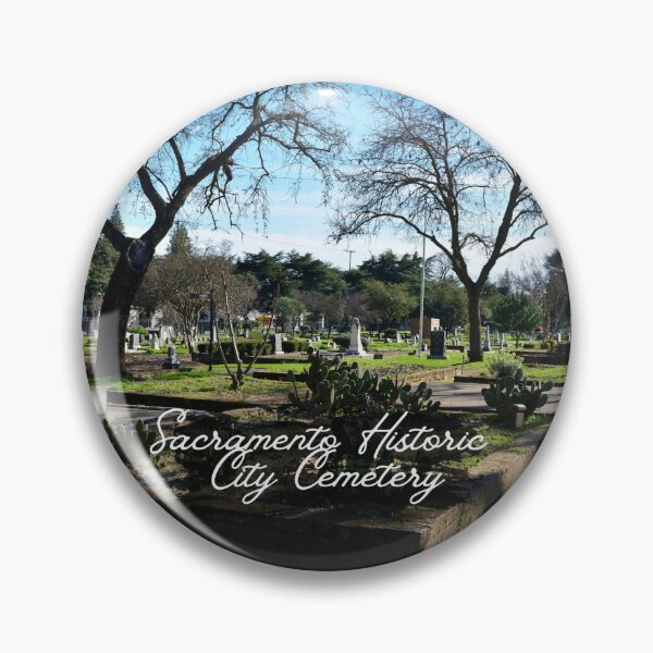 Item preview, Sacramento Historic City Cemetery Cursive Caption designed and sold by GhostlyWorld.