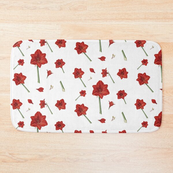 Item preview, Red Amaryllis Botanical Flower designed and sold by Bio Tech Art.