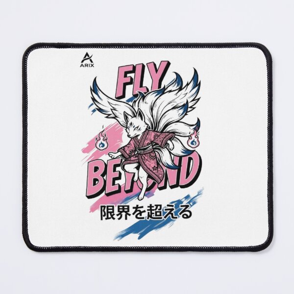 Item preview, Nine-Tailed Fox Fly Beyond Japanese Aesthetic designed and sold by Ahmedsyde.