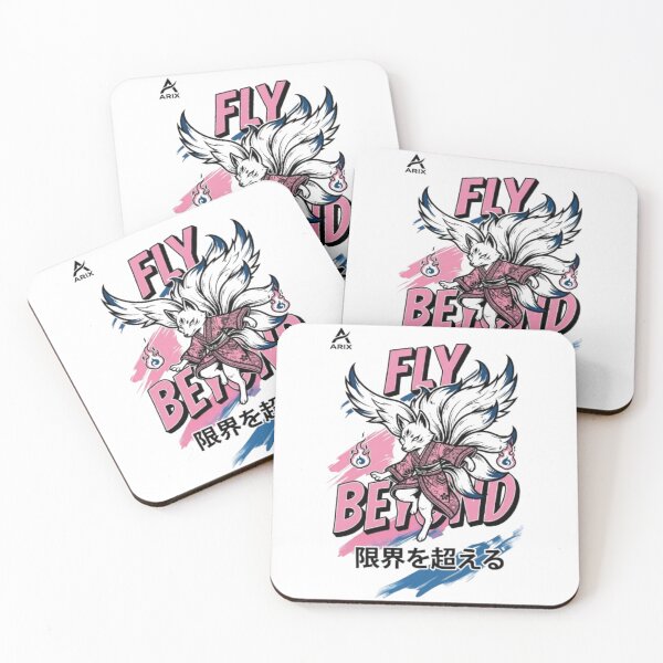 Item preview, Nine-Tailed Fox Fly Beyond Japanese Aesthetic designed and sold by Ahmedsyde.