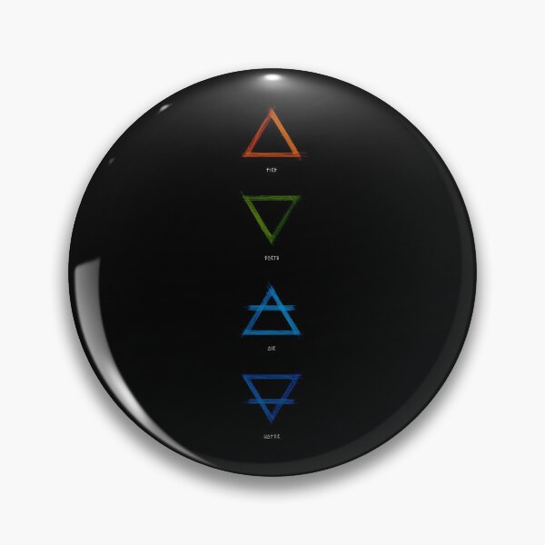 Item preview, Four Elements Symbols - Luminous Kinetic Energy Set designed and sold by H Jonas.