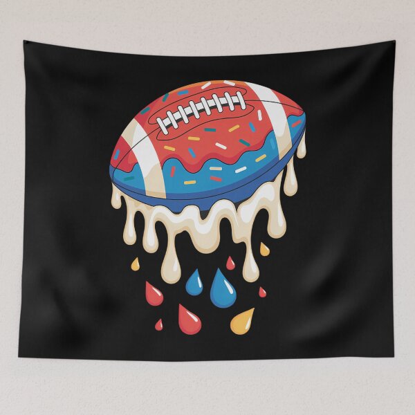 Item preview, Football Ice Cream Drip Boys Football Fan Youth Game Day designed and sold by sailorjessiArt.