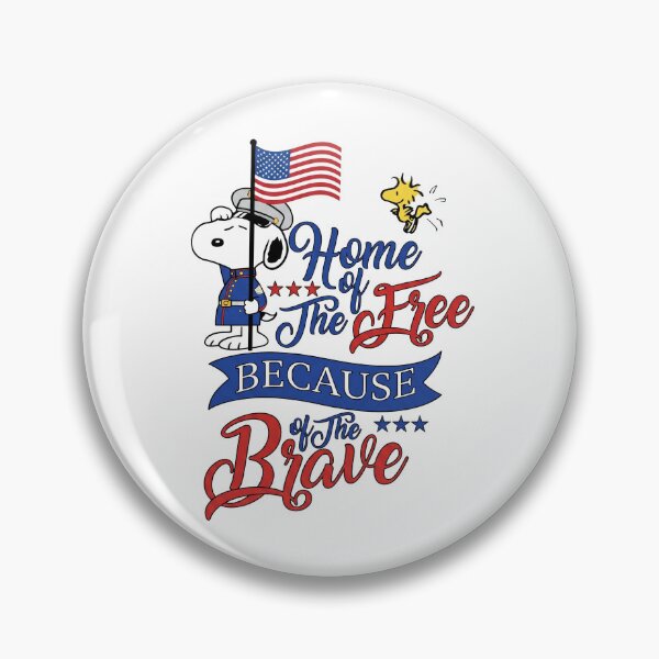 Item preview, Snoopy Home Of The Free Because Of The Brave Patriotic  designed and sold by DamianRoy88.