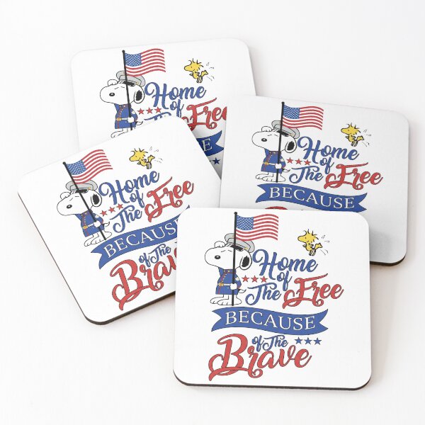 Item preview, Snoopy Home Of The Free Because Of The Brave Patriotic  designed and sold by DamianRoy88.
