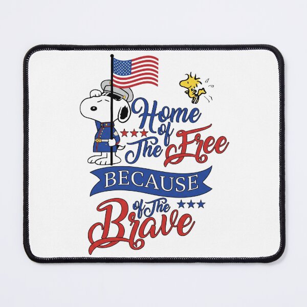 Item preview, Snoopy Home Of The Free Because Of The Brave Patriotic  designed and sold by DamianRoy88.