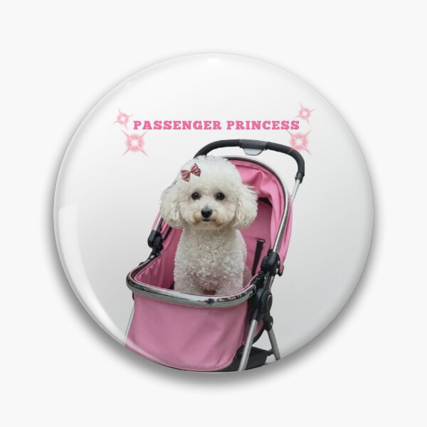 Item preview, Passenger Princess Funny Poodle Dog Mom Print designed and sold by chaos-and-curls.