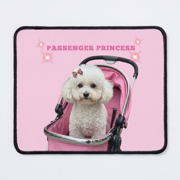 Item preview, Passenger Princess Funny Poodle Dog Mom Print designed and sold by chaos-and-curls.