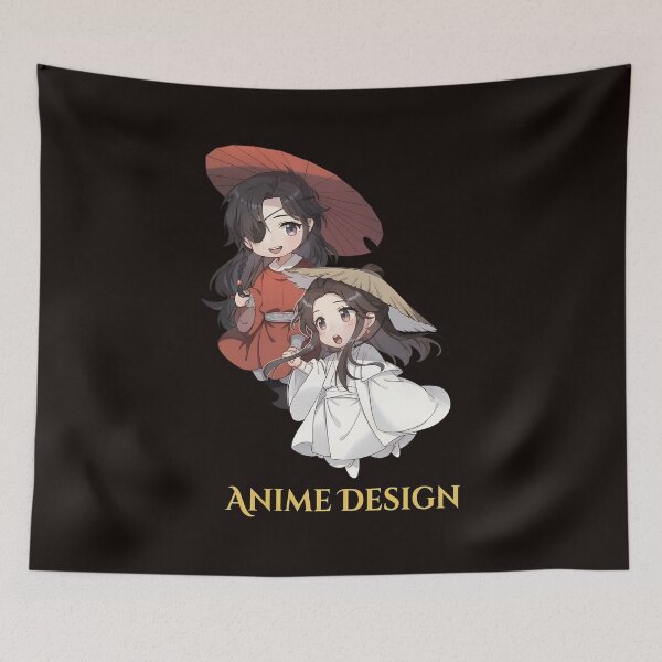 Item preview, Chibi Twin Figures with Umbrellas Cover designed and sold by Orimakera.