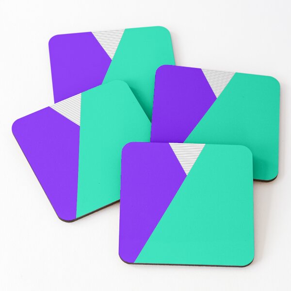 Item preview, Patchwork Purple green with striped insert combined decor designed and sold by fuzzyfox.