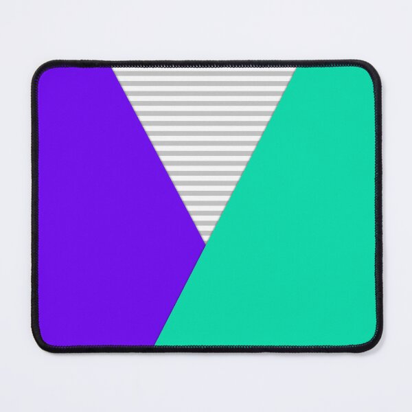 Item preview, Patchwork Purple green with striped insert combined decor designed and sold by fuzzyfox.