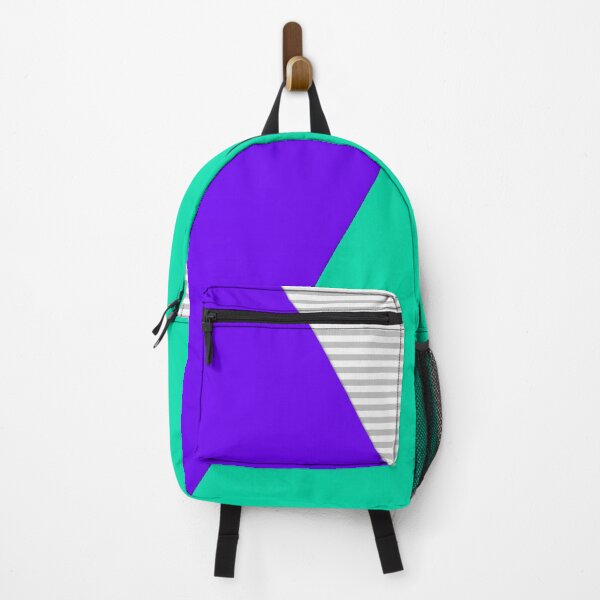 Item preview, Patchwork Purple green with striped insert combined decor designed and sold by fuzzyfox.