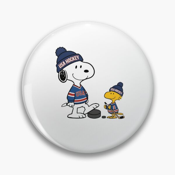 Item preview, Snoopy Woodstock USA Hockey Puck Play designed and sold by WilliamFerris.