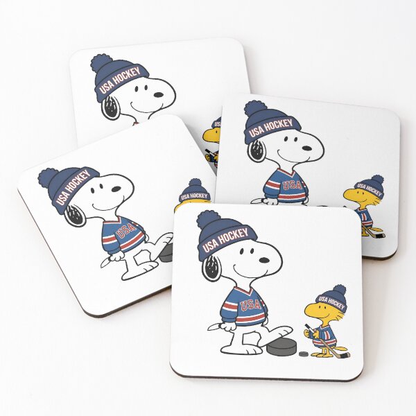 Item preview, Snoopy Woodstock USA Hockey Puck Play designed and sold by WilliamFerris.