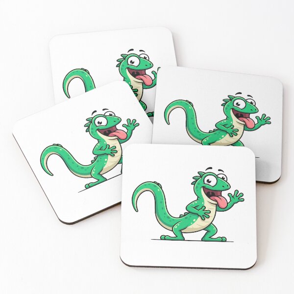 Item preview, Green crazy lizard designed and sold by anuggra.