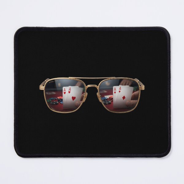 Item preview, Poker Face Aviator Sunglasses Pair of Aces designed and sold by rich-moda.