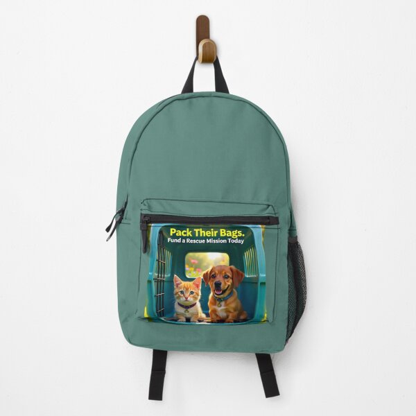Item preview, Pack Their Bags Rescue Mission: Puppy and Kitten Travel Crate Donation Ad designed and sold by Creative-RE.