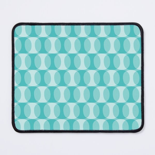 Item preview, Mid Century Modern Abstract Geometric Spheramod Dot Pattern in Turquoise designed and sold by kierkegaard.