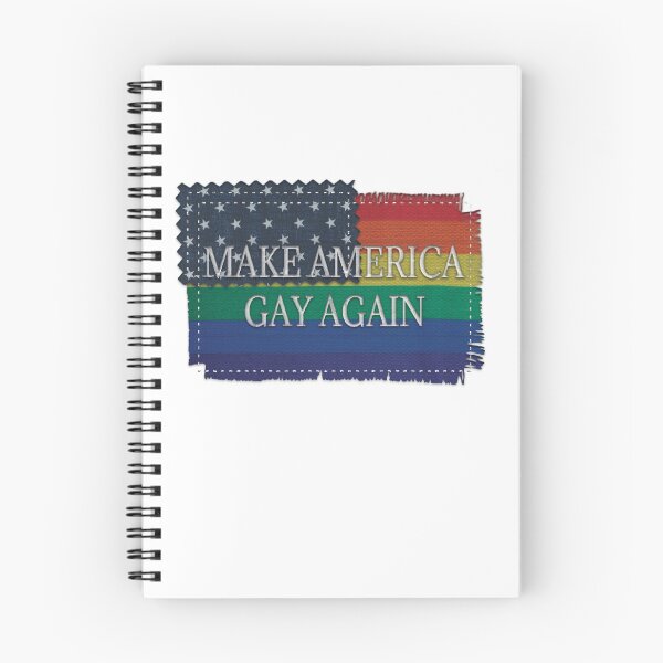 Item preview, Make America Gay Again - Rainbow American Flag designed and sold by art by hannah lang.