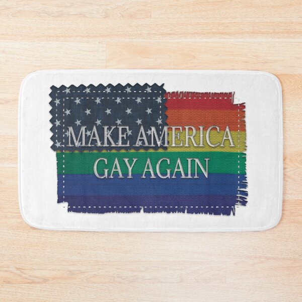 Item preview, Make America Gay Again - Rainbow American Flag designed and sold by art by hannah lang.